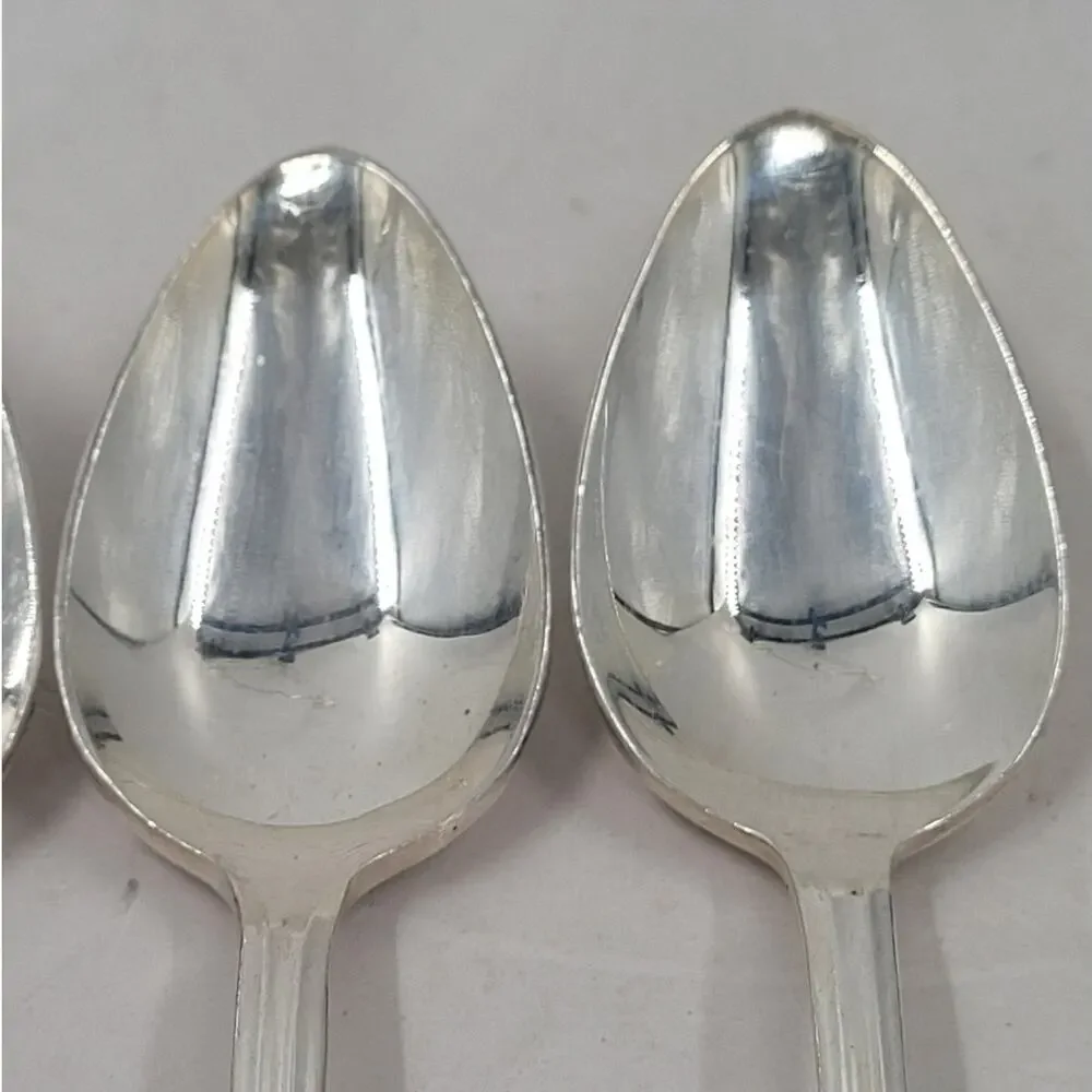 Rogers Brothers‎ Silver Plate Eternally Yours Coquette 4 Teaspoons